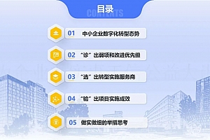 PPT中小企业做实做细数字化转型需走好三步棋