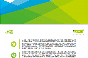 2022年中国大型企业数字化升级路径研究