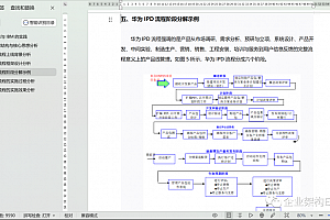 万字详解华为IPD,31页可编辑Word